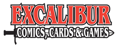 Excalibur Comics, Cards and Games logo