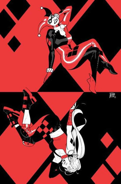 Harley Quinn Black + White + Redder
