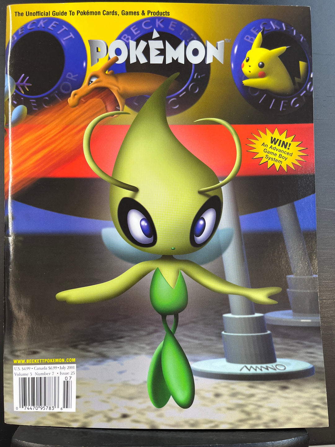 Beckett Pokemon Collector #23 - Celebi cover (damaged)  Excalibur Comics,  Cards and Games