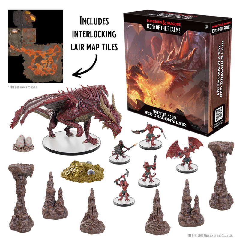 Dungeons & Dragons: Icons of the Realms Adventure in a Box - Red Dragon&