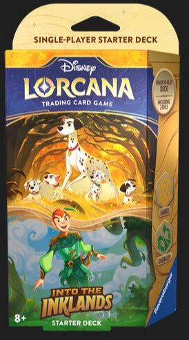 Disney Lorcana TCG: Into the Inklands - Amber & Emerald Starter Deck