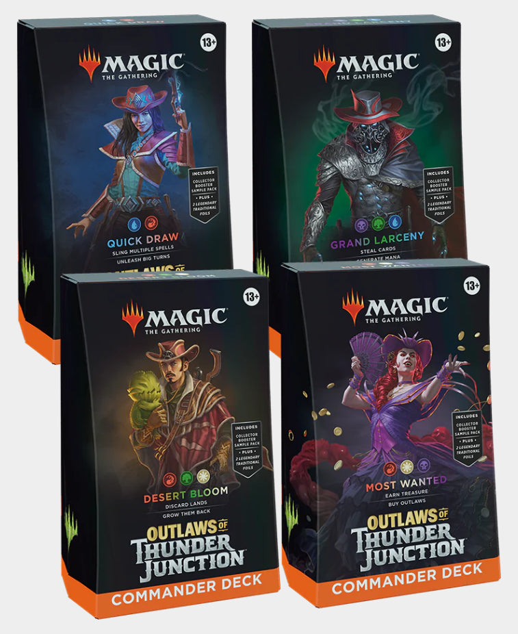 Magic the Gathering Outlaws of Thunder Junction Commander Deck