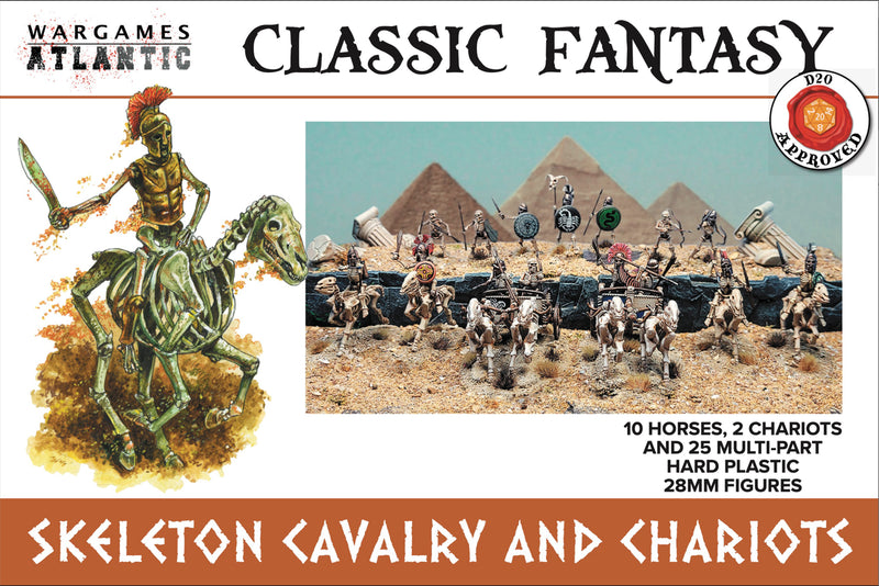 Classic Fantasy Miniatures: Skeleton Cavalry and Chariots