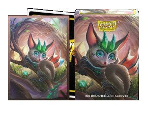 Dragon Shields (100) Brushed Art Sleeves - Bushdrake