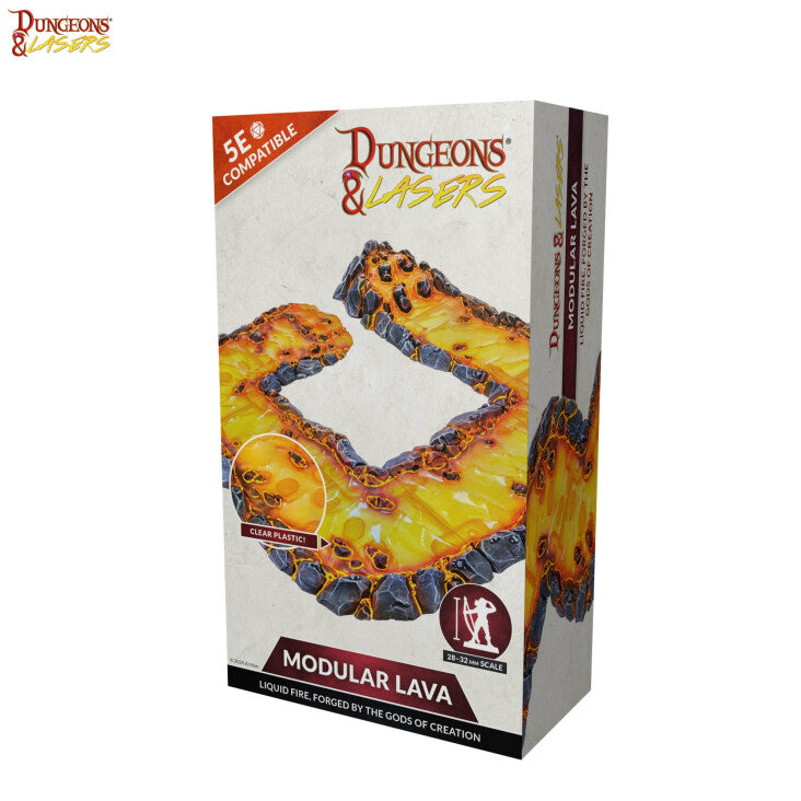 Dungeons & Lasers Expansion Set - Modular Lava