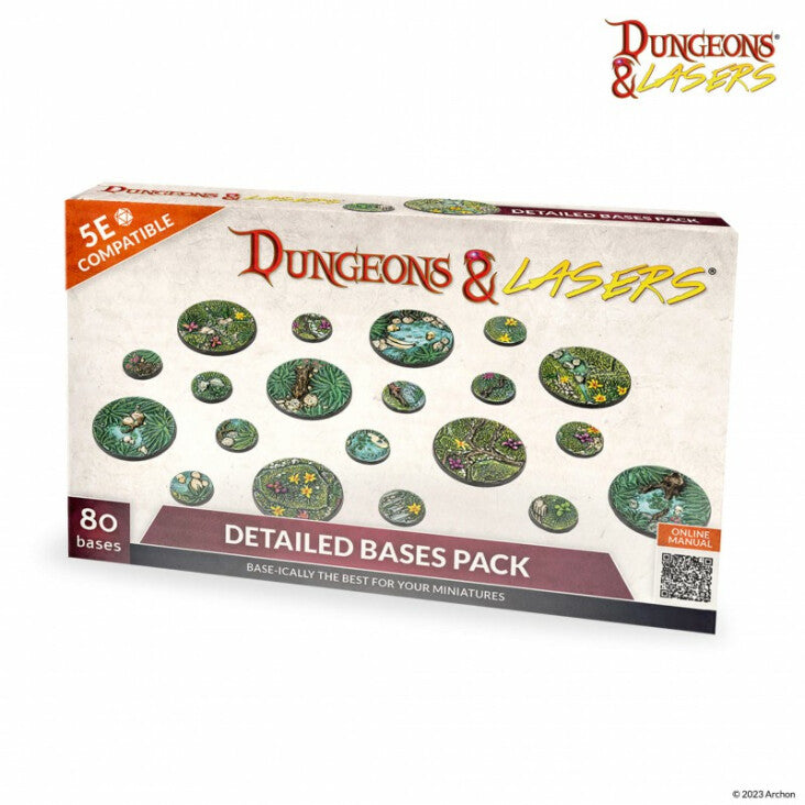 Dungeons & Lasers Miniatures - Detailed Bases Pack