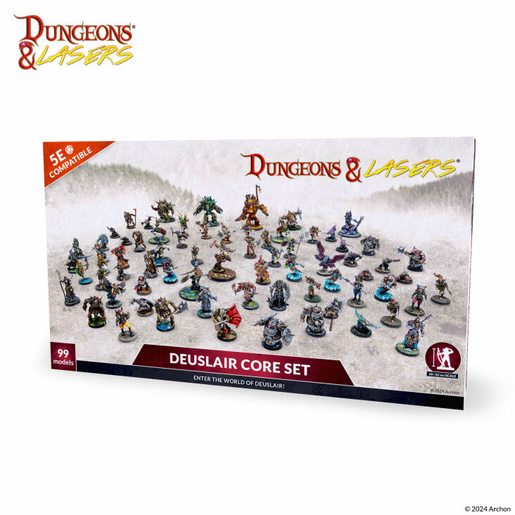 Dungeons & Lasers Miniatures - Deuslair Core Set