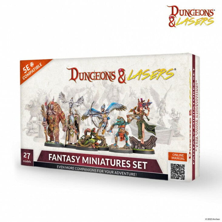 Dungeons & Lasers Miniatures - Fantasy Miniatures Set