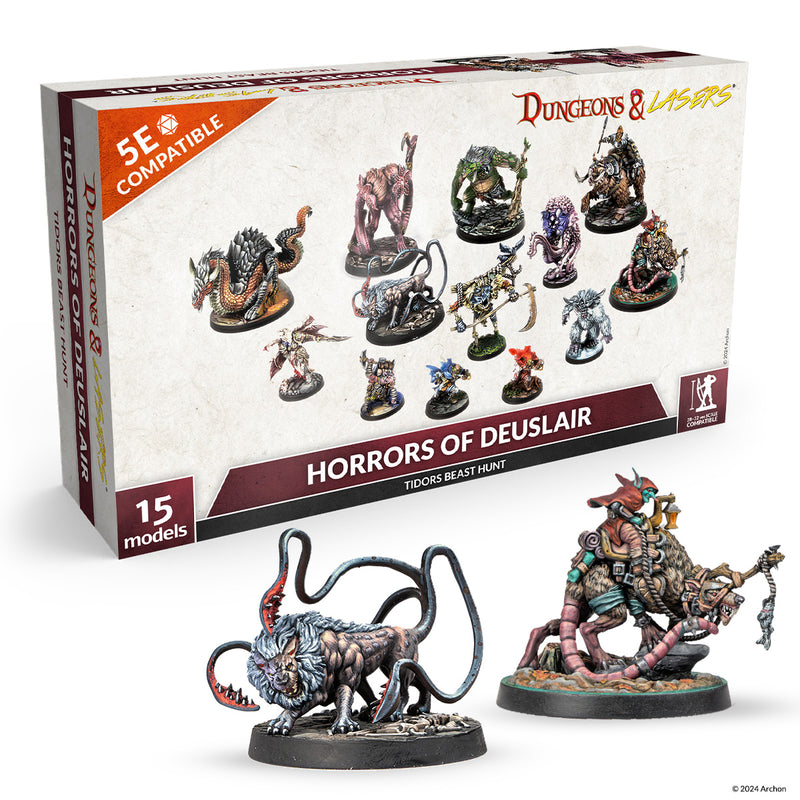 Dungeons & Lasers Miniatures - Horrors of Deuslair
