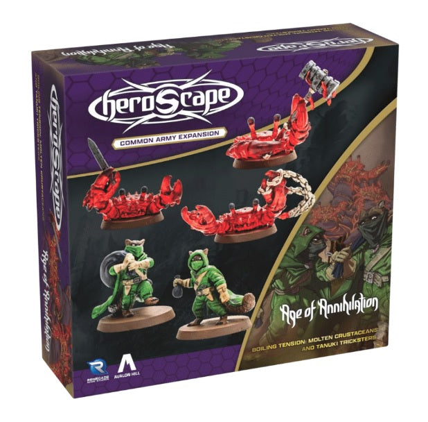 Heroscape Molten Crustaceans and Tanuki Tricksters Army Expansion