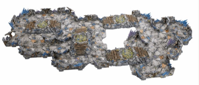 Dungeons & Lasers Cave Series - Deep Mines Pre-Painted Prismacast Terrain
