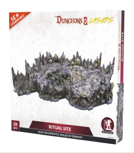 Dungeons & Lasers Caves Series - Ritual Site Terrain