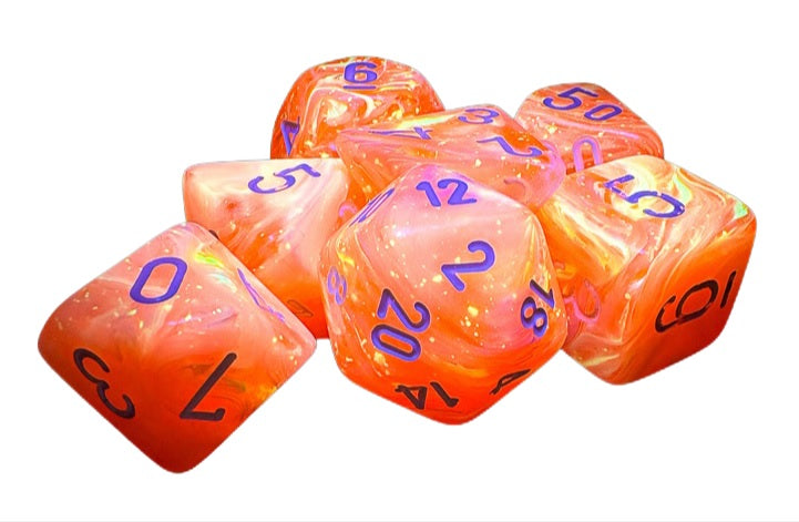 Festive Mega-hedral Dahlia/white 7-Die Set