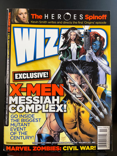 Wizard: The Guide to Comics #193 - X-Men cover (damaged)