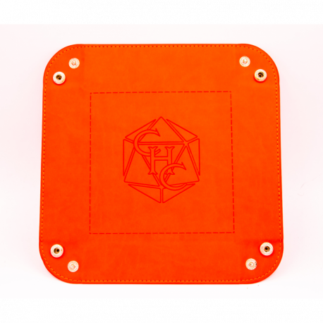 Square Dice Tray – Orange