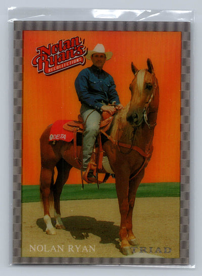 1993 Whataburger Nolan Ryan Recollections #NNO Nolan Ryan On Horse