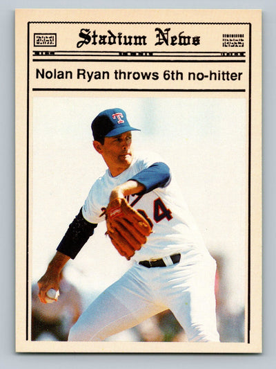 1990 Stadium News Special Edition (unlicensed) #NNO Nolan Ryan