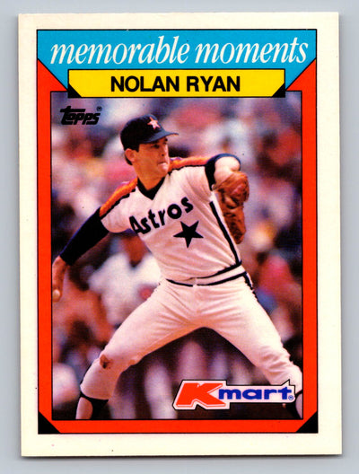 1988 Topps Kmart Memorable Moments #23 Nolan Ryan