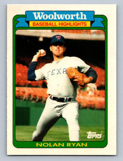 1990 Topps Woolworth Baseball Highlights #20 Nolan Ryan