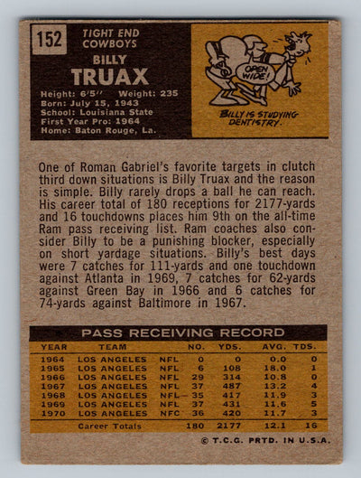 1971 Topps #152 Billy Truax