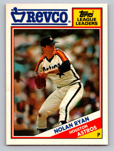 1988 Topps Revco League Leaders #8 Nolan Ryan