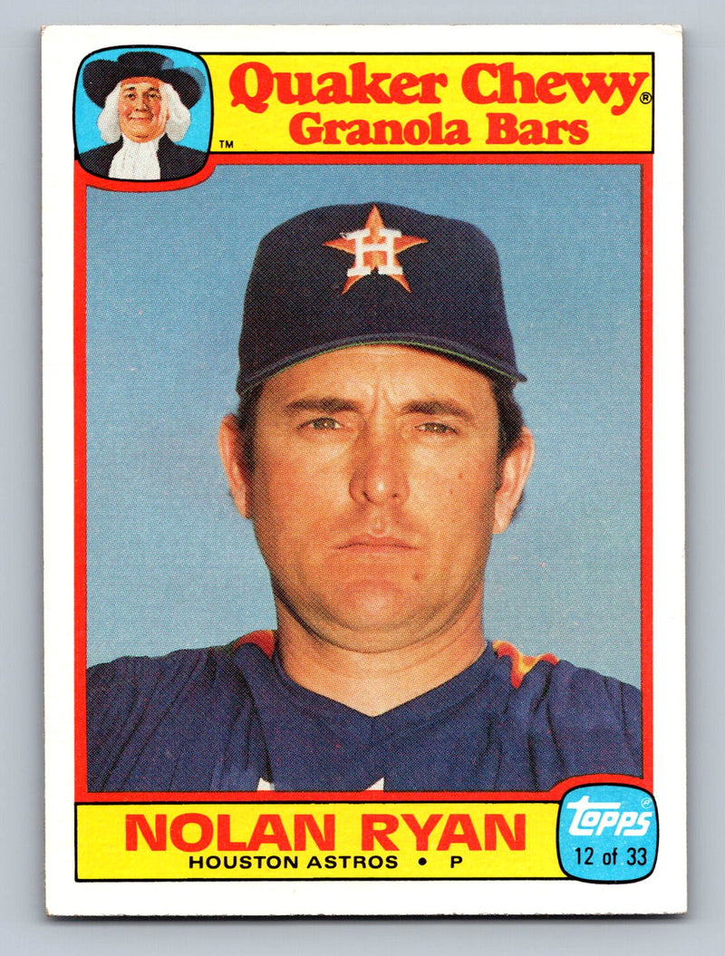 1986 Topps Quaker Granola 