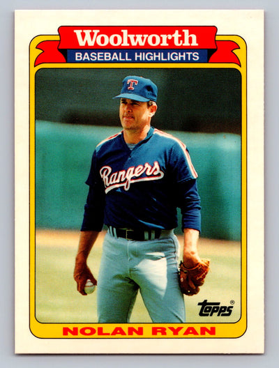 1991 Topps Woolworth Baseball Highlights #19 Nolan Ryan