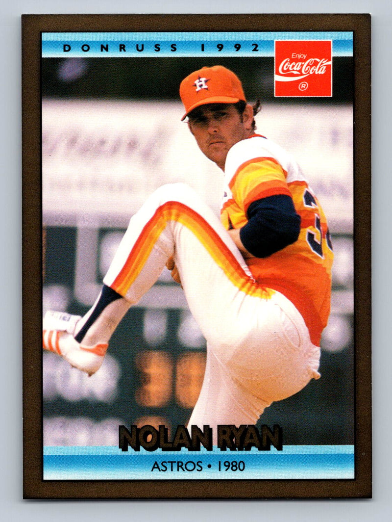 1992 Donruss Coca-Cola Nolan Ryan 