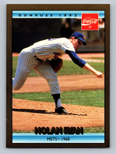 1992 Donruss Coca-Cola Nolan Ryan #2 Nolan Ryan