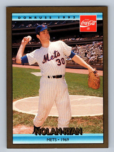 1992 Donruss Coca-Cola Nolan Ryan #3 Nolan Ryan