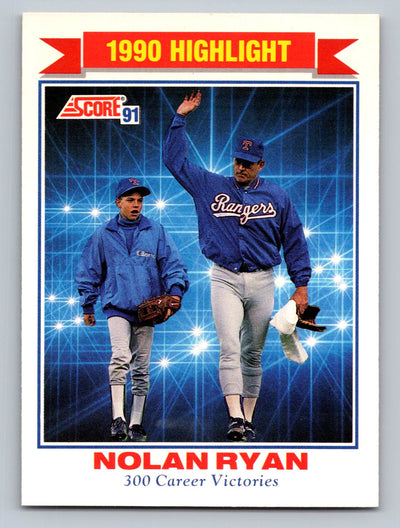 1991 Score #417 Nolan Ryan