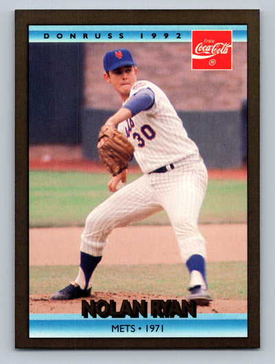 1992 Donruss Coca-Cola Nolan Ryan #5 Nolan Ryan