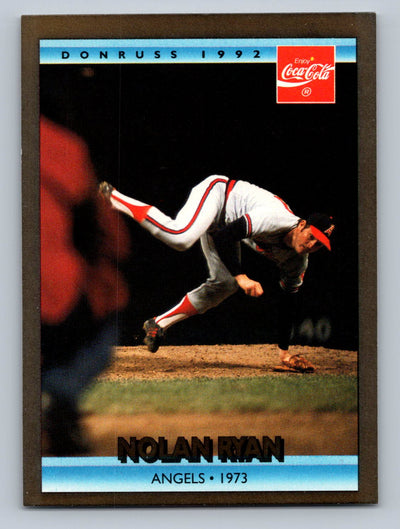 1992 Donruss Coca-Cola Nolan Ryan #7 Nolan Ryan