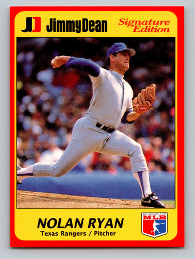 1991 Jimmy Dean Signature Edition #24 Nolan Ryan