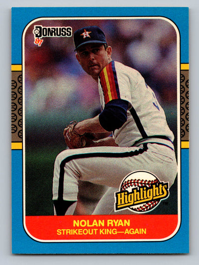 1987 Donruss Highlights #53 Nolan Ryan