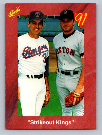 1991 Classic II #T97 Strikeout Kings (Nolan Ryan / Roger Clemens)