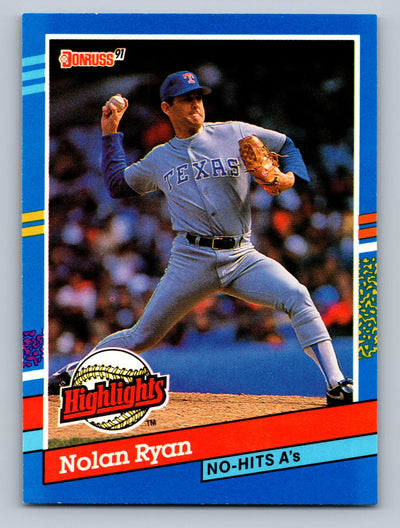 1991 Donruss #BC-3b Nolan Ryan Bonus Cards