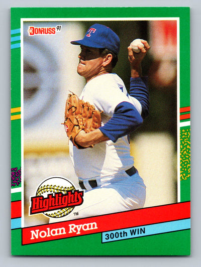 1991 Donruss #BC-15a Nolan Ryan Bonus Cards