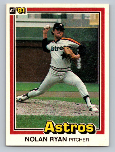 1981 Donruss #260 Nolan Ryan