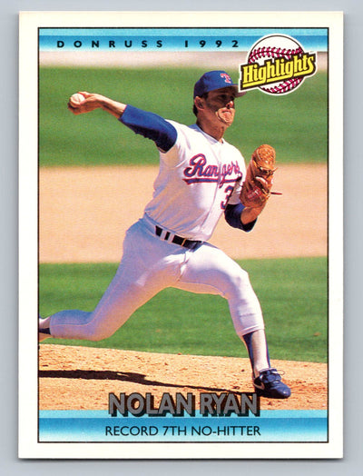 1992 Donruss #154 Nolan Ryan