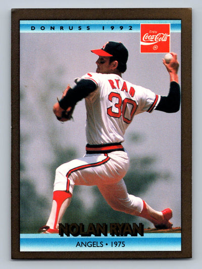 1992 Donruss Coca-Cola Nolan Ryan #9 Nolan Ryan