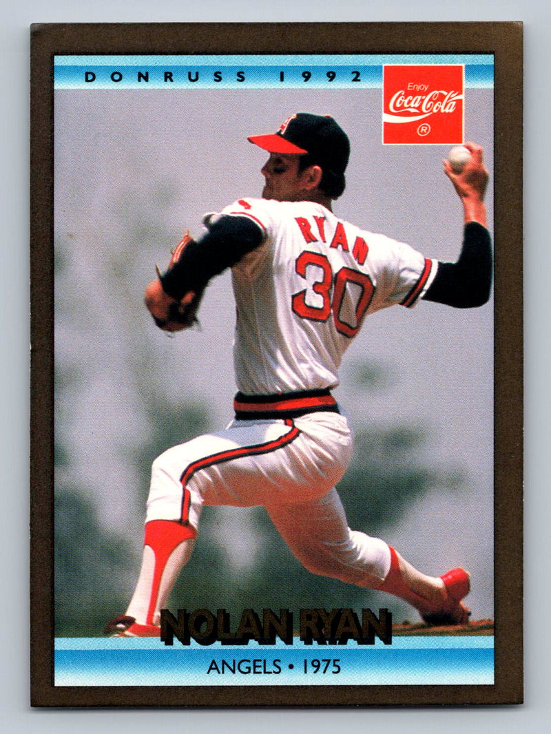 1992 Donruss Coca-Cola Nolan Ryan 