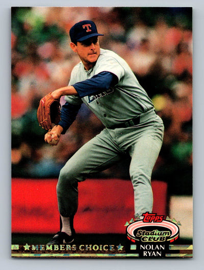 1992 Stadium Club #605 Nolan Ryan East Coast National