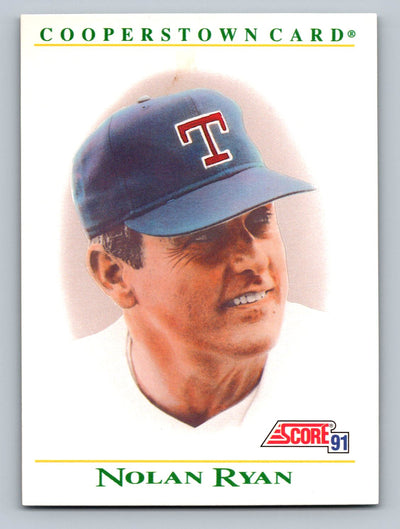 1991 Score #B7 Nolan Ryan Cooperstown