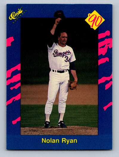 1990 Classic Blue #1 Nolan Ryan