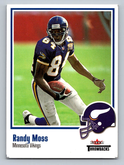 2002 Fleer Throwbacks #85 Randy Moss