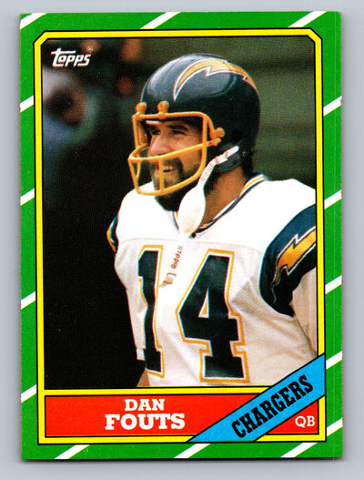 1986 Topps #231 Dan Fouts