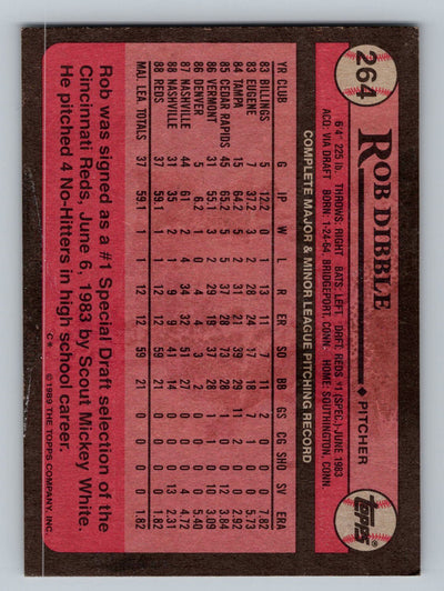 1989 Topps #264 Rob Dibble