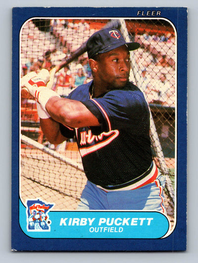 1986 Fleer #401 Kirby Puckett