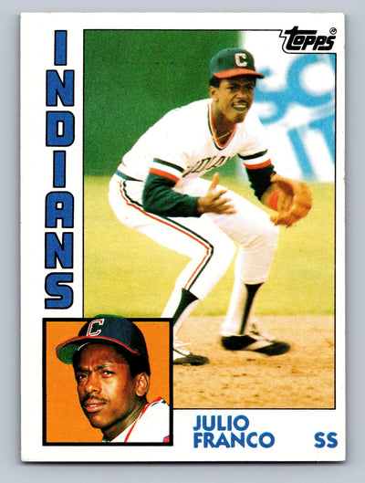 1984 Topps Head-In-Box Proofs #NNO Julio Franco